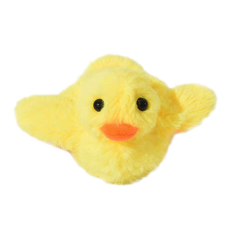 Automatic Tease Cat Toy Simulation Duck Tease Cat Interactive Plush Toy Pet Electric Cats Toys Pet Supplies Cat Yellow Duck Toy