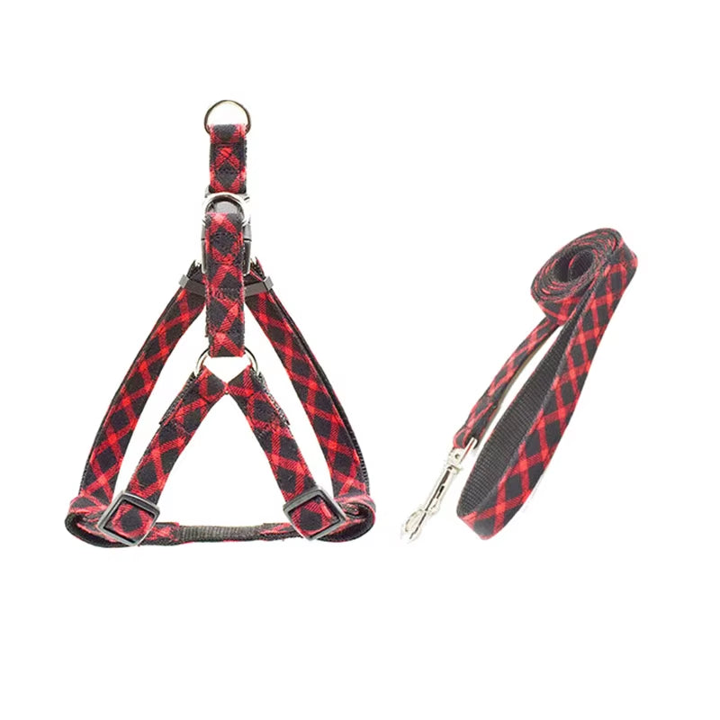 Adjustable Pet Harness and Leash Set British Puppy Big Dog Harnesses for Medium Large Dogs Collar Mascota Accesories Para Perros