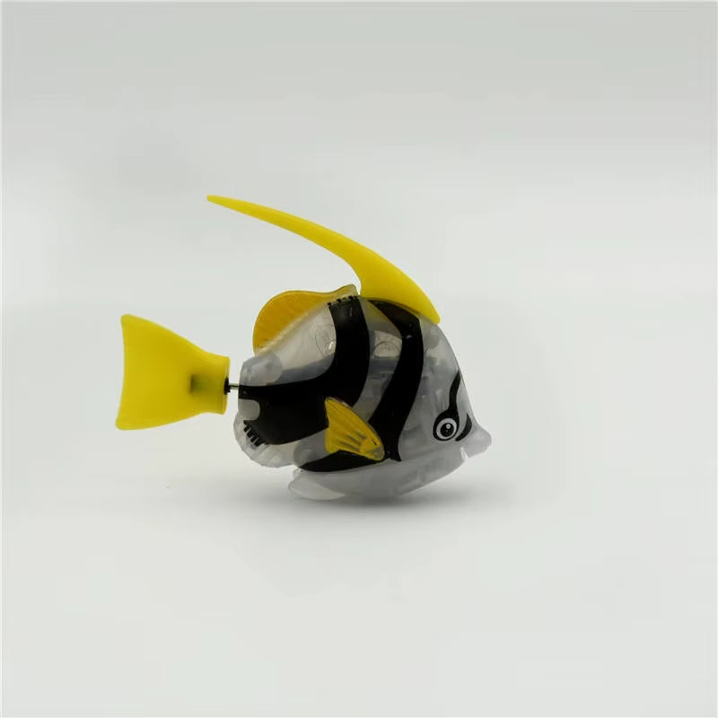 Cat Interactive Electric Fish Toy Water Cat Toy for Indoor Play Swimming Robot Fish Toy for Cat and Dog with LED Light Pet Toys