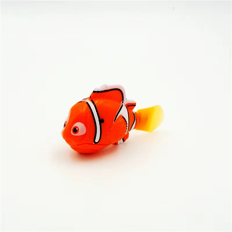 Cat Interactive Electric Fish Toy Water Cat Toy for Indoor Play Swimming Robot Fish Toy for Cat and Dog with LED Light Pet Toys