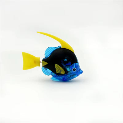 Cat Interactive Electric Fish Toy Water Cat Toy for Indoor Play Swimming Robot Fish Toy for Cat and Dog with LED Light Pet Toys